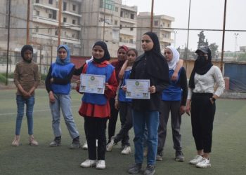 Maça nîvfînal a Lîga jinên xwendekar a Minbicê