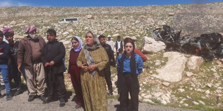 LEZGÎN- Li Şengalê wesayîtek hate bombebaran kirin- hat nûkirin