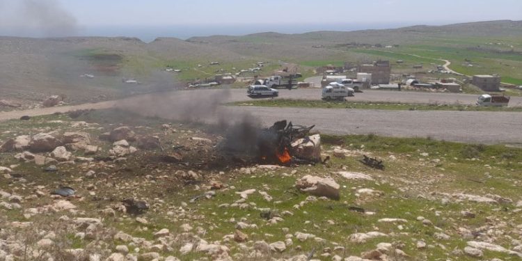 LEZGÎN- Li Şengalê wesayîtek hate bombebaran kirin- hat nûkirin