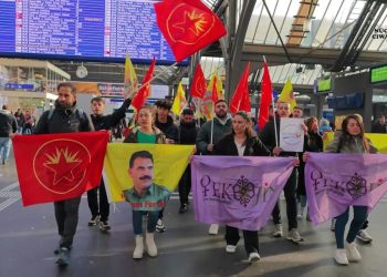 Êrîşa li dijî qenalên televîzyonê yên Kurd, li Zurîhê hate protestokirin