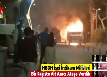 Milîsên HBDH’ê li Kocaeliyê agir berdan wesayitekê