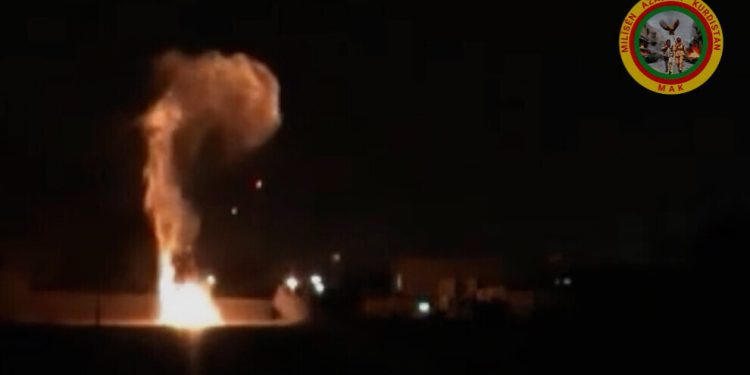 MAK’ê li Amedê çalakiya sabotajê kir