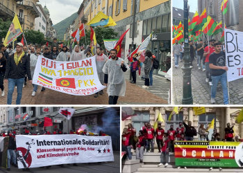 Roja kedkar û gelên bindest ya 1’ê Gulanê ciwanên Ewropayê pîroz kir