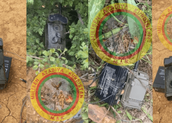 Milîsên MAK’ê li Amedê kamerayên dewleta Tirk a dagirker îmha kir