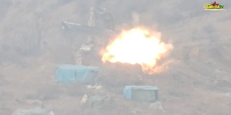 HPG: Li Zapê kepçeyek hat rûxandin