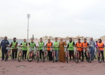 Li Reqayê pêşbirka bisiklêtê ya Jinên Ciwan hat li dar xistin