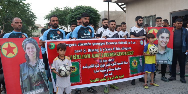 Turnoveya Ciwanên Şoreşger ên Kobanê ji bo bîranîna Şehîd Bişeng û Sara