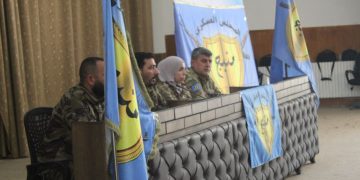 Meclîsa Leşkerî ya Minbicê civînekî ji bo gel li darxist