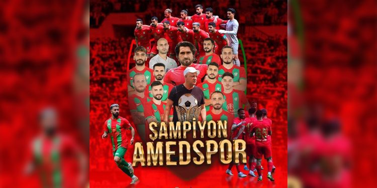 Amedspor bû şampiyon