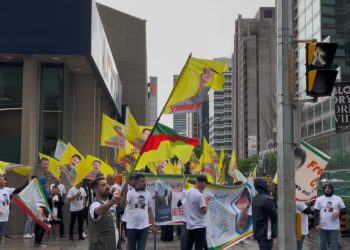 Li Torontoyê li dijî tecrîdê û desteserkirina vîna gel, çalakî hate lidarxistin