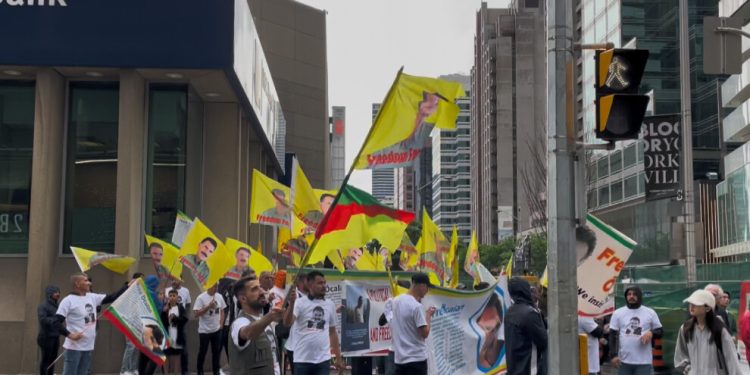 Li Torontoyê li dijî tecrîdê û desteserkirina vîna gel, çalakî hate lidarxistin