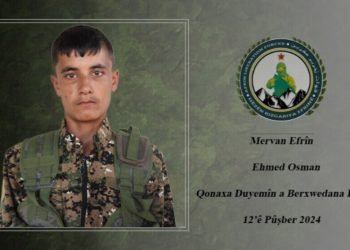 Şervanê HRE’yê Mervan Efrîn şehîd bû