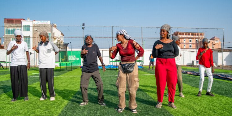 Li Cibutî ji bo jinan reqs riya xwe îfadekirinê ye