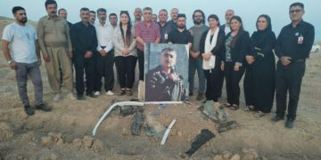 Ferhat Şiblî û hevalên wî li cihê ku lê hatibûn qetilkirin, hatin bîranîn