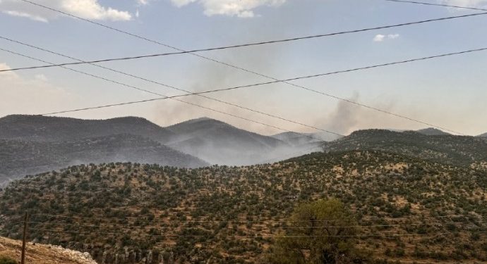 Dewleta Tirk a dagirker li herêma operasyonê mudaxileya li şewatê asteng dike