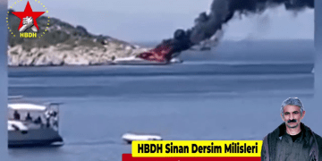 Milîsên HBDH yê Sînan Dêrsim; “Me keştiyek Turîzmê Bi Teknîkek Taybet Da Ber Agir!”