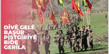 Divê gelê Başûr piştgiriyê bide gerîla