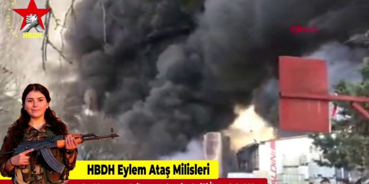 HBDH’ê li Gebzeyê kargeheke din şewitand!