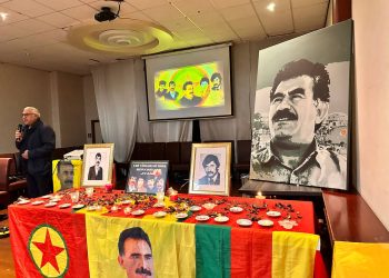 Şehîdên Berxwedana “Rojiya Mirinê ya Mezin”a 14’ê Tîrmehê li Antwerpenê hatin bîranîn