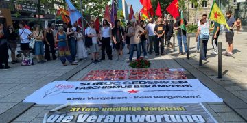 Şehîdên Pirsûsê li Stûttgartê hatin bîranîn