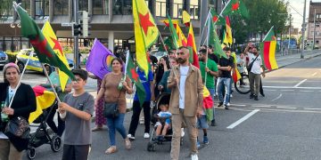 Li Almanya Dagirkeriya Tirk û İxaneta PDK hate protesto kirin