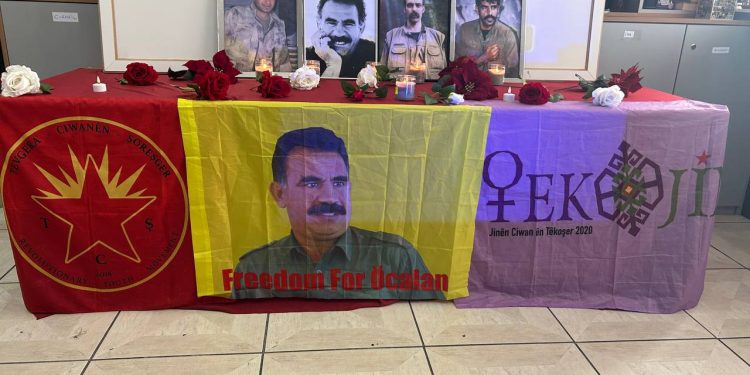 Ciwanên endamê TCŞ’ê Grîgny şehîdên YRK’ê bi bîr anîn