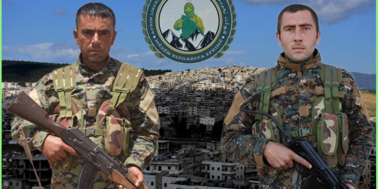 HRE nasnaeya 2 şehîdan eşkere kir