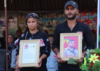 Li Şehbayê merasîma xiyabî ya şehîd Canfeda Efrîn