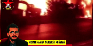 Milîsên HBDH Hasret Gûltekin; “Me li Bursayê ji bo bîranîna 33 şehîdan çalakiyek li dar xist.”