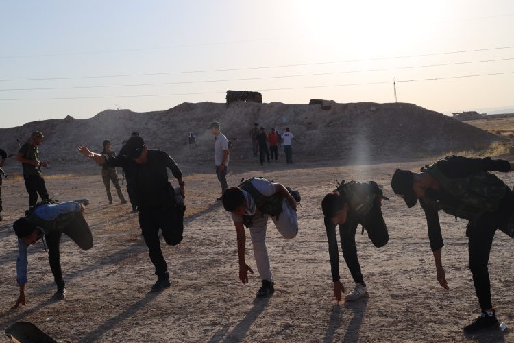 Ciwanên Hesekê di çarçoveya “Xweparastinê” de xwe birêxistin dikin