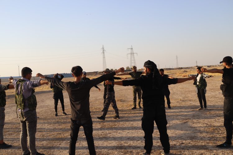 Ciwanên Hesekê di çarçoveya “Xweparastinê” de xwe birêxistin dikin