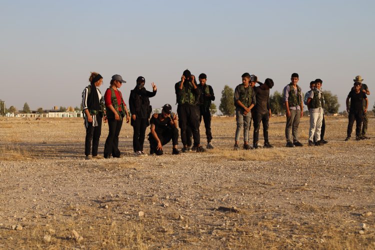 Ciwanên Hesekê di çarçoveya “Xweparastinê” de xwe birêxistin dikin