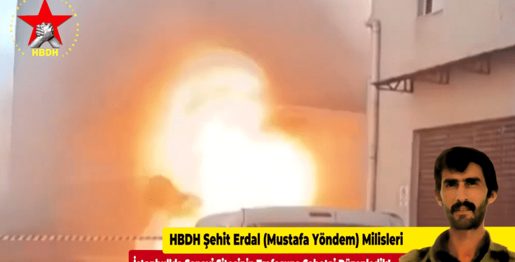 Milîsên HBDH’ê li Stenbolê 15’ê Tebaxê Cejna Vejînê û Cejna Gerîlayan silav kir