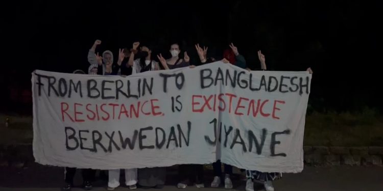 Berlîn: Ciwanan piştgirî didin tevgera protestoyî ya li Bangladeşê
