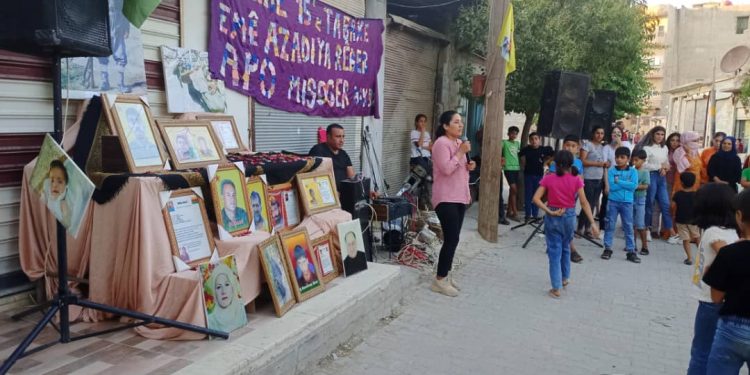 Pîrozbahiya 15’ê Tebaxê ji aliyê ciwan û jinên ciwan ên Kobanê ve