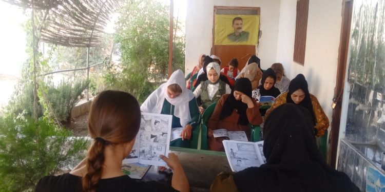 Jinên Ciwan li Kampa Waşukanî jiyana Rêber APO dixweynîn