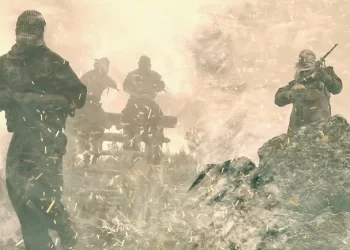 Leşkerên Tirk tirsa ji Gerîla, gule li lingê xwe dibarîne