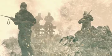 Leşkerên Tirk tirsa ji Gerîla, gule li lingê xwe dibarîne