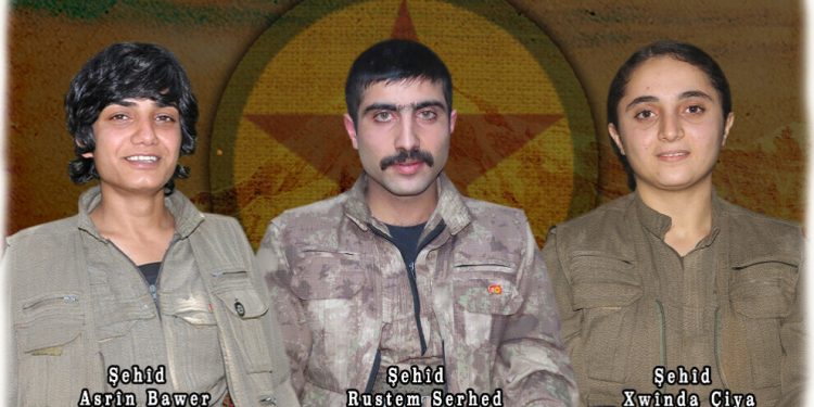 HPG, Nasnameya şehîdên Xakurkê eşkerekir