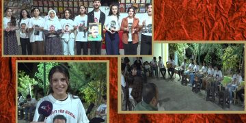 Ciwanên Mexmûrê tevlî nobeta ji bo azadiya fîzîkî ya Rêber APO dibin