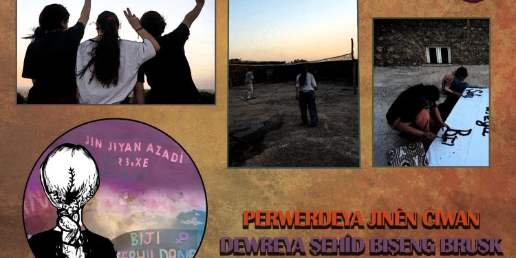 Endamên Tevgera Jinên Ciwanên Mexmûr Xebatên Xwe Yên Perwerdeyê Didomînin