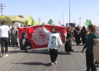 Bi boneya salvegera Serhildana Jin, Jiyan, Azadî Li Derazorê meş!