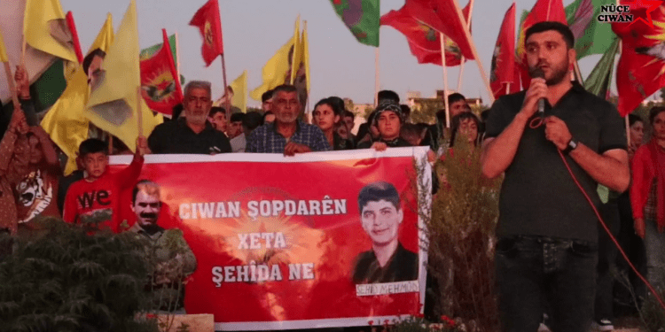 Şehîdê Tevgera Ciwanên Şoreşger, Şehîd Mehmûd li ser gora xwe hate bibîranîn