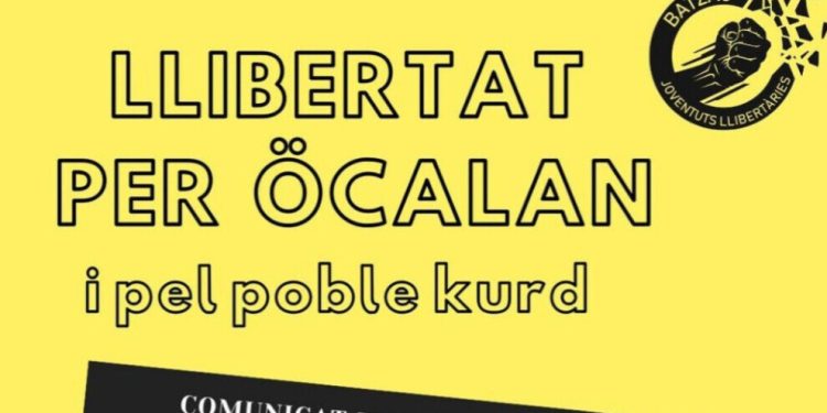 Ciwanên Katalan ji bo Rêber APO bang kirin