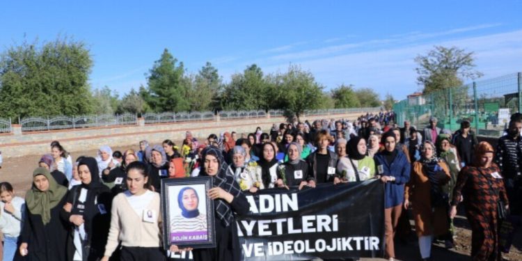 Li Amedê ji bo Rojîn Kabaîş meş hat lidarxistin