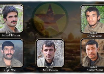 HPG’ê nasnameya 5 gerîlayên li Zapê şehîd bûbûn eşkere kir
