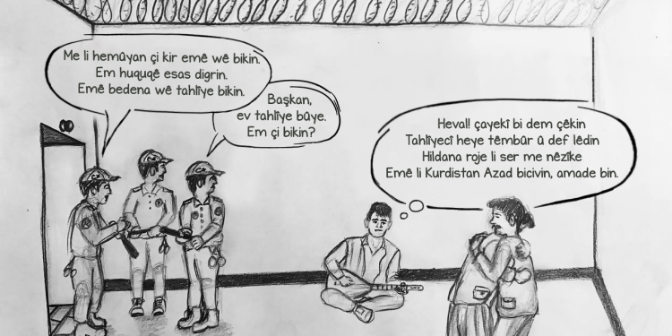 Karîkatûr: Emê Bedena Wî Tahliye Bikin