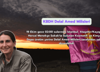 Ji Milîsên KBDH’ê li Stenbolê çalakiya sabotajê!