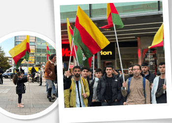 Êrîşên Rojava li Hambûrgê hatin protestokirin