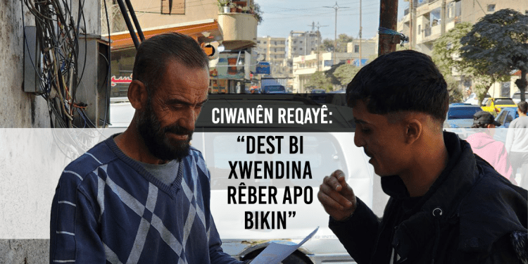 Ciwanên Reqayê hatin cem hev û belavok belav kirin